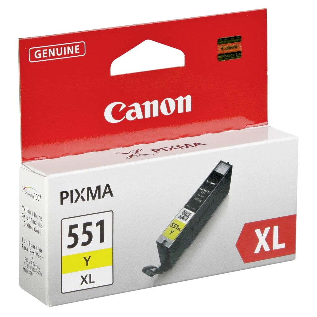 Canon CLI-551 XL Y yellow
