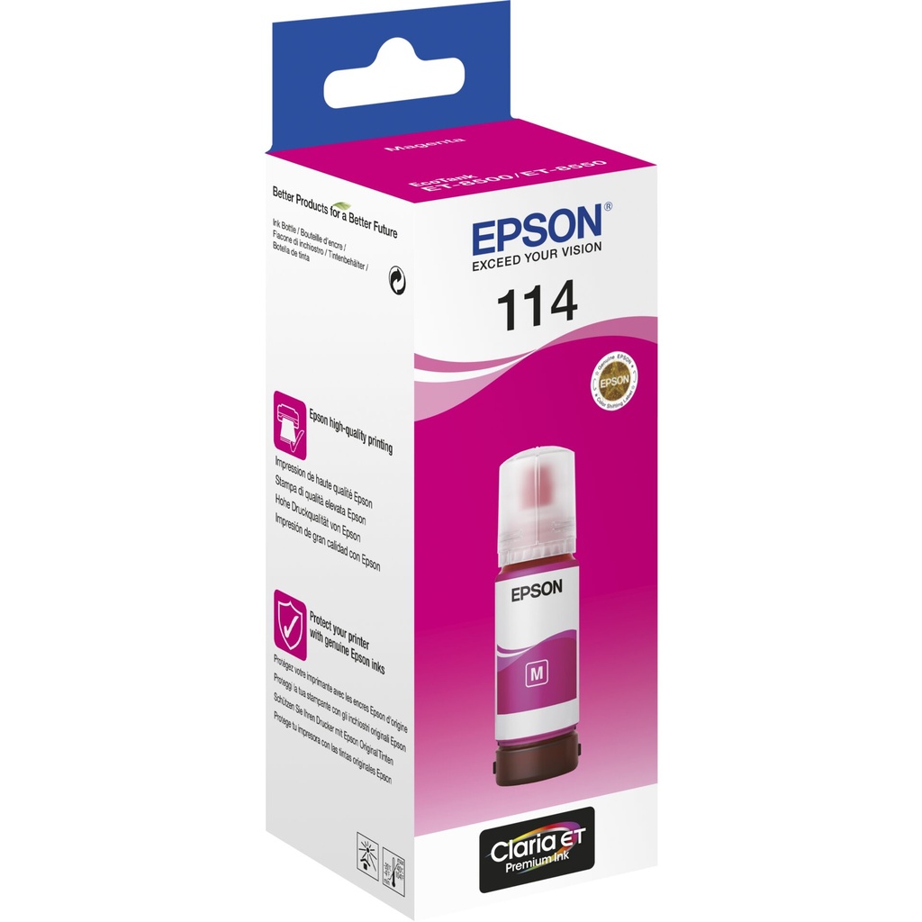 Epson EcoTank magenta T 114 70 ml               T 07B3