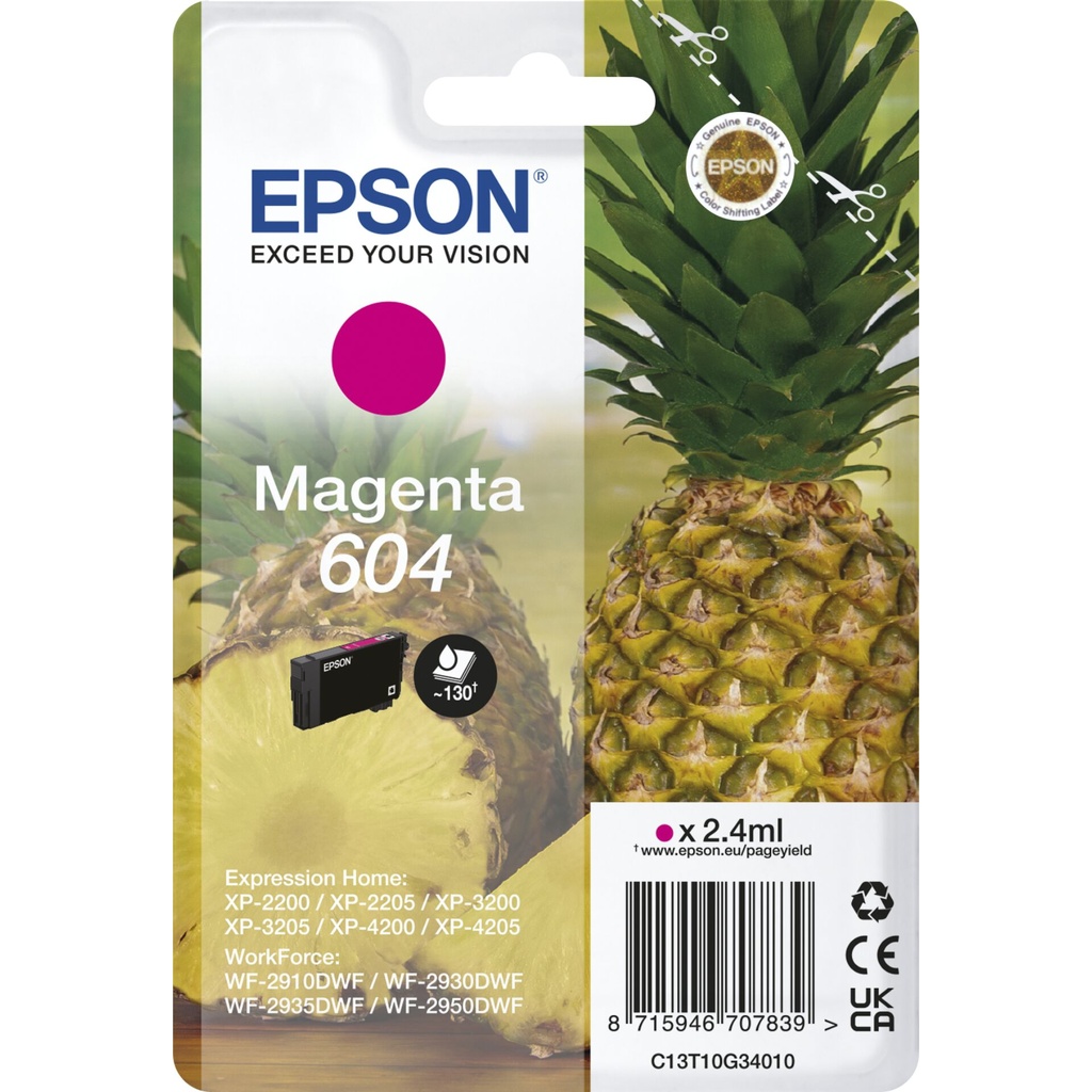 Epson ink cartridge magenta 604                       T 10G3