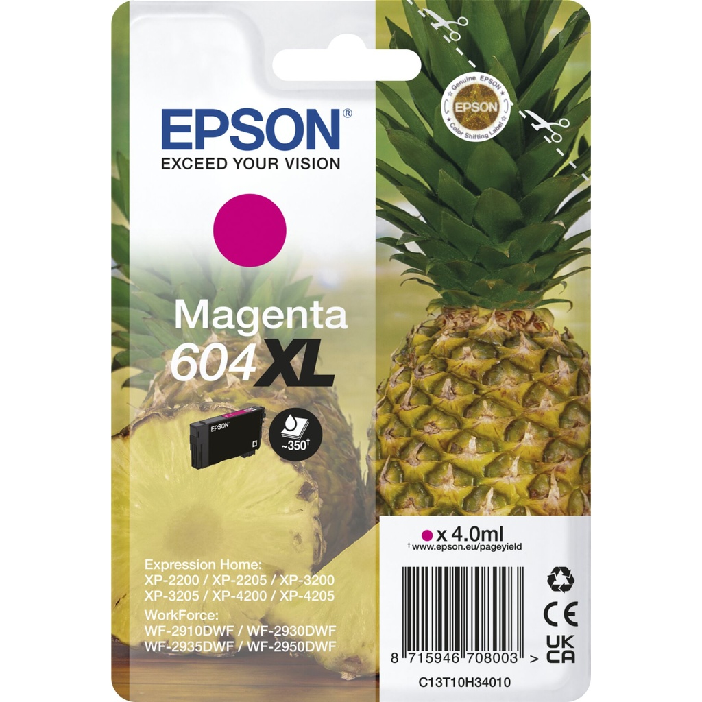 Epson ink cartridge magenta 604 XL                    T 10H3