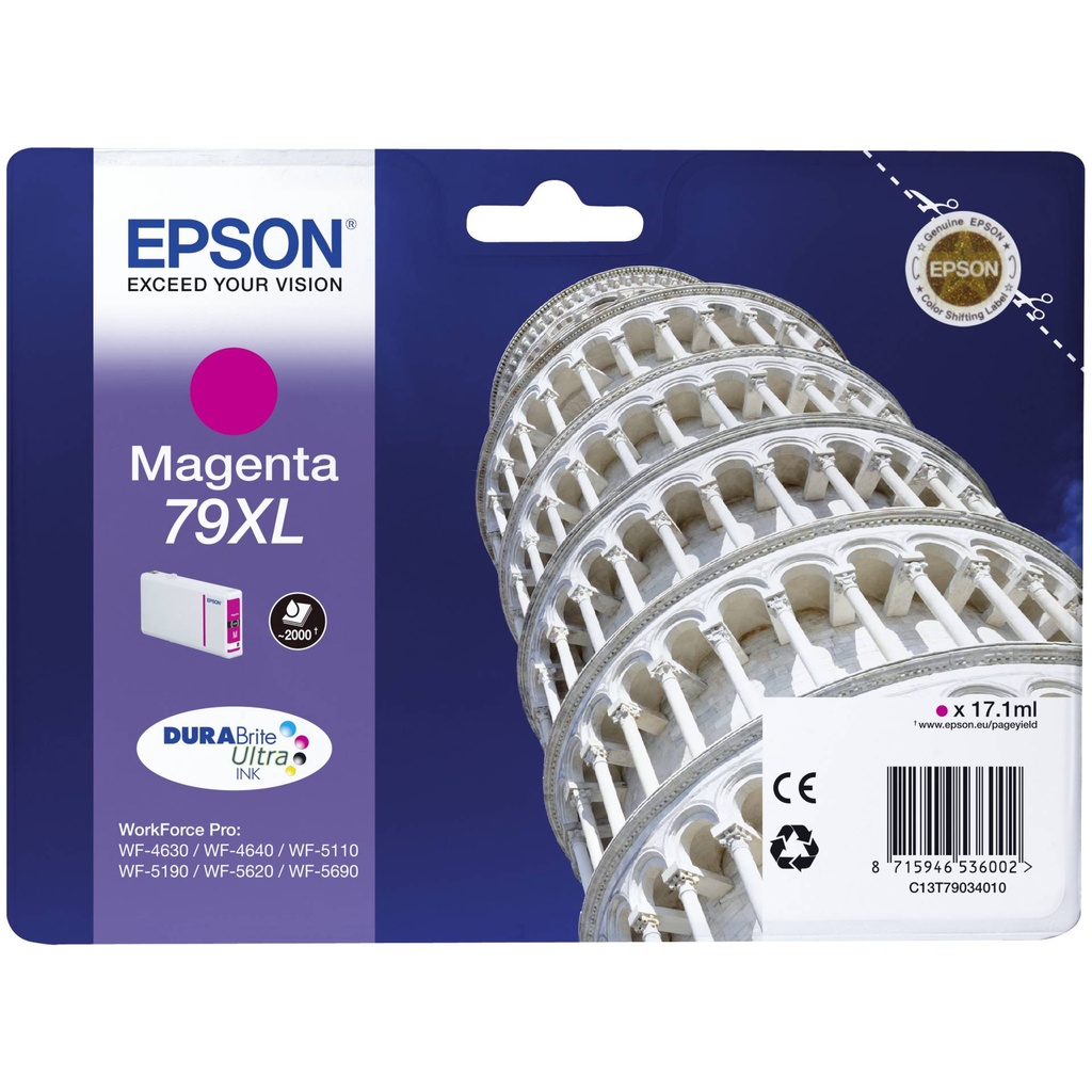 Epson DURABrite Ultra Ink 79 XL ink cartridge magenta T 7903