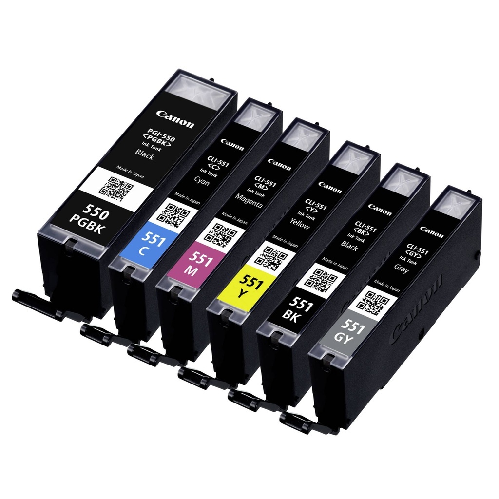 Canon PGI-550/CLI-551 Multipack PGBK/C/M/Y/BK/GY
