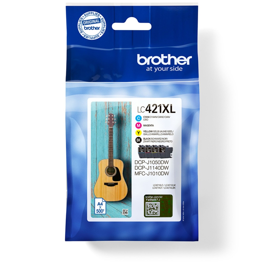 Brother LC-421 XL Value Pack C/M/Y/BK