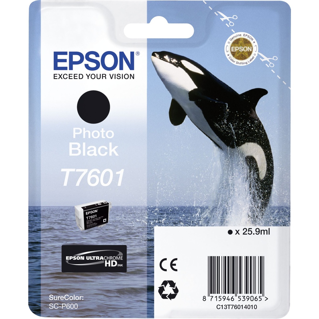 Epson ink cartridge photo T 7601