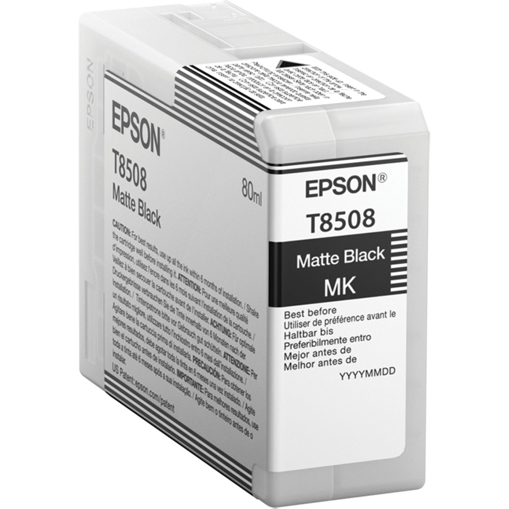 Epson ink cartridge matte black T 850 80 ml              T 8508N
