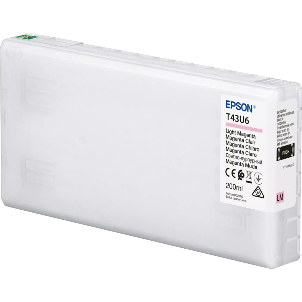 Epson ink cartridge light magenta T 43U 200 ml    T 43U64N
