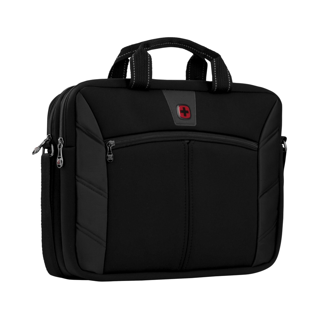 Wenger Sherpa Double Slimcase 16  Laptop Bag black