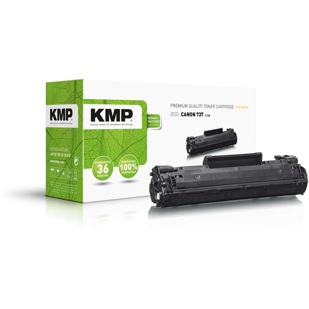 KMP C-T38 Toner black compatible with Canon 737
