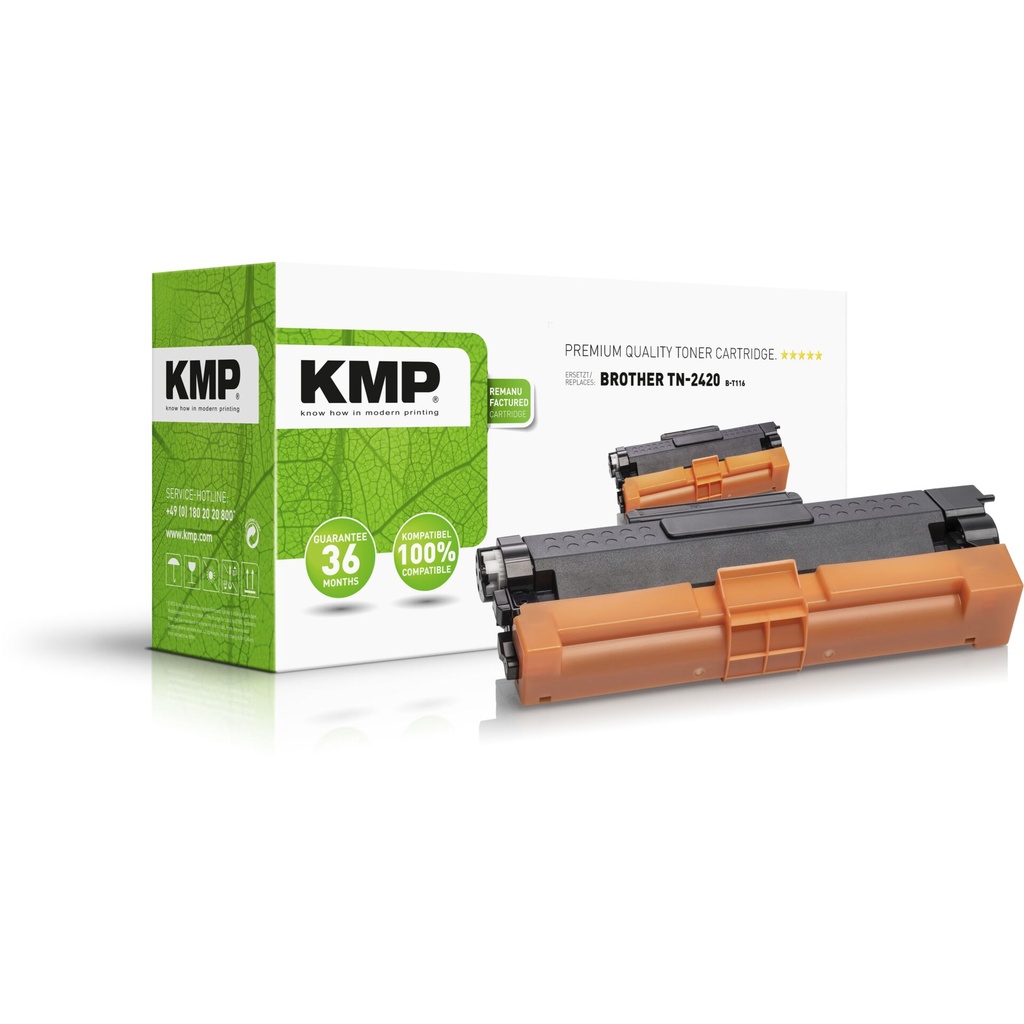 KMP B-T116 Toner black compatible with Brother TN-2420