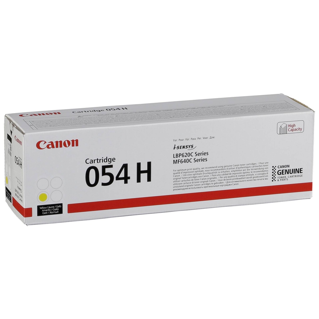Canon Toner Cartridge 054 H Y yellow