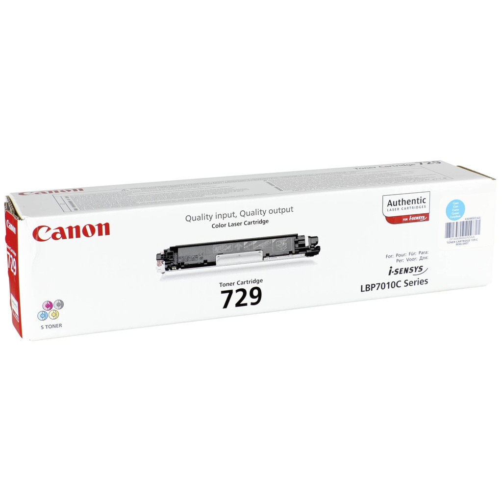 Canon Toner Cartridge 729 C cyan