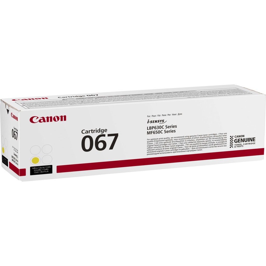 Canon Toner Cartridge 067 Y yellow