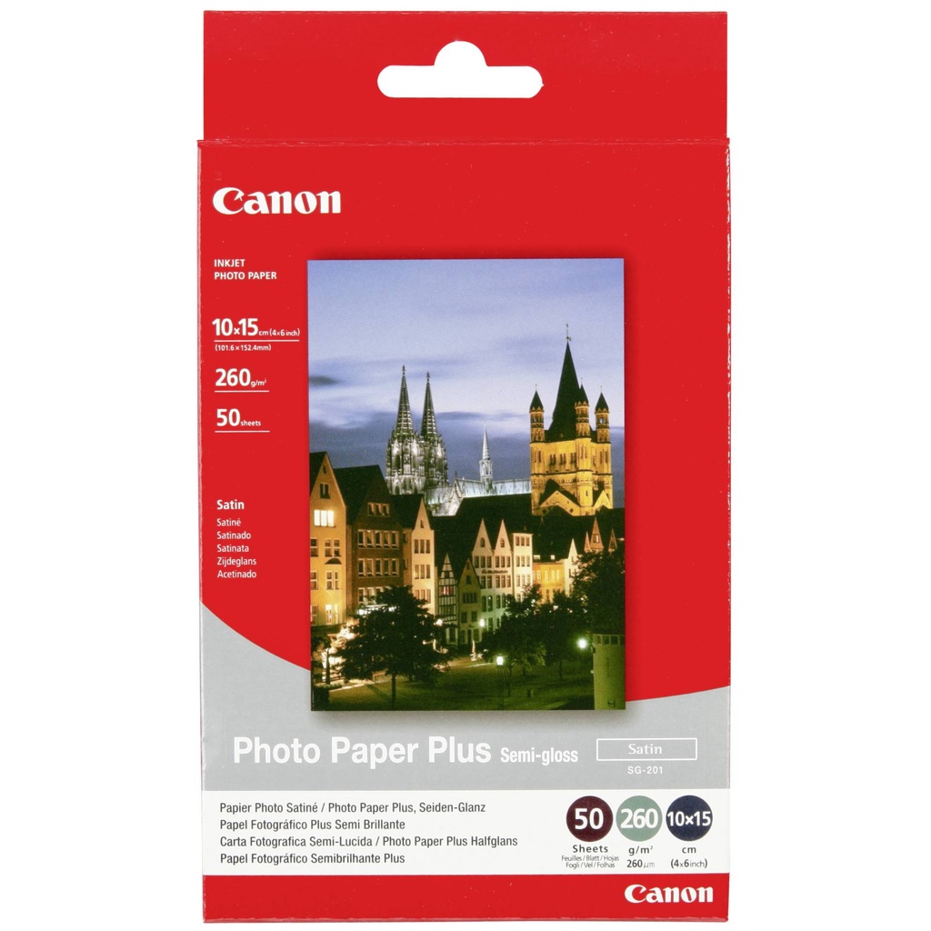 Canon SG-201 10x15 cm 4x6 50 sheet, 260 g