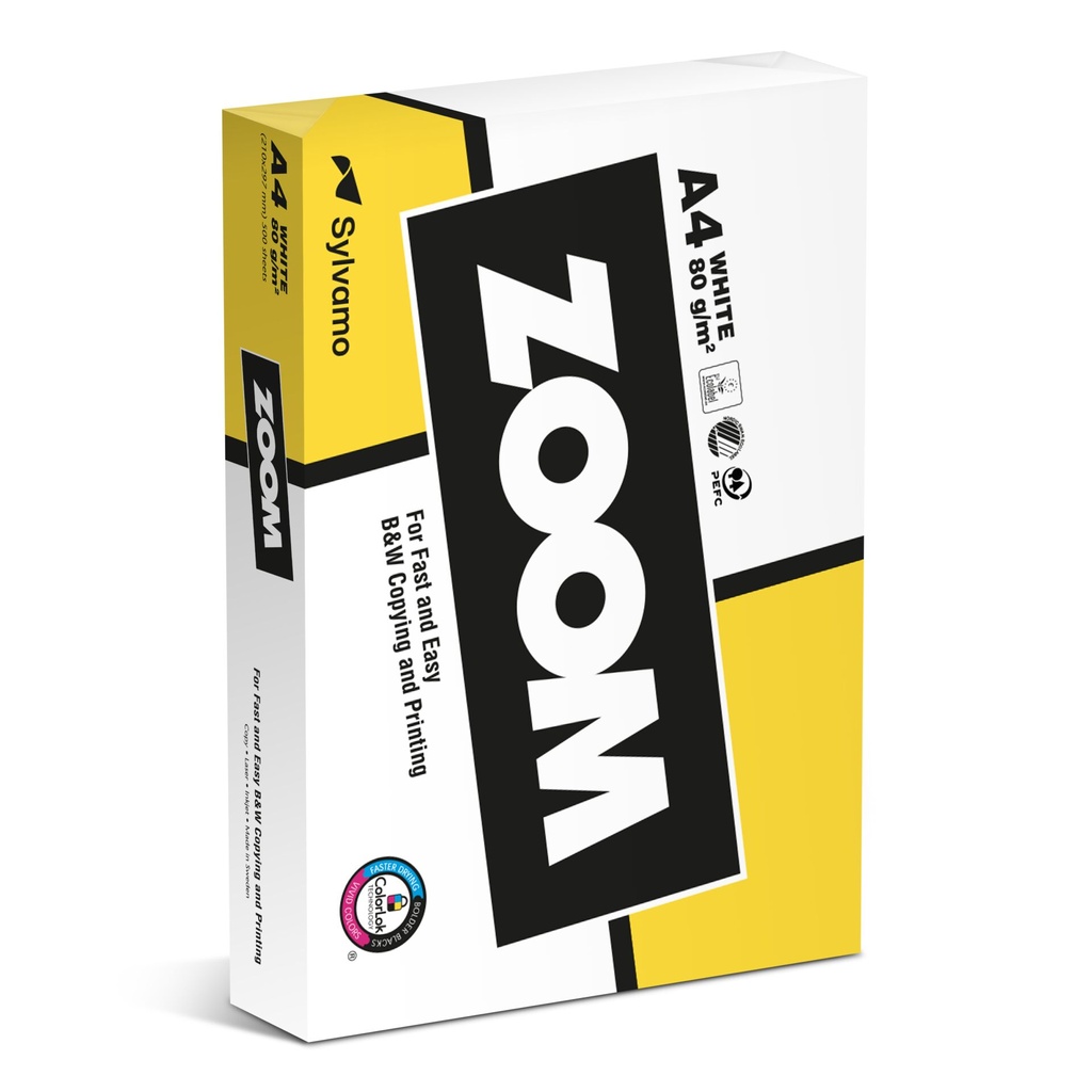 ZOOM Kopierpapier A 4 80 g, weiß, 500 Blatt