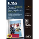 Epson Premium Semigloss Photo Paper 10x15, 50 Sheets 251 g