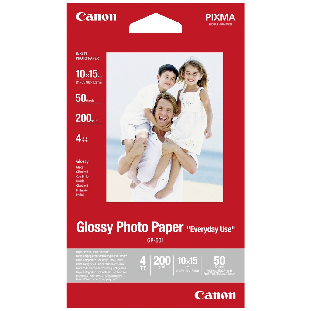 Canon GP-501 10x15, glossy 200 g, 50 Sheets