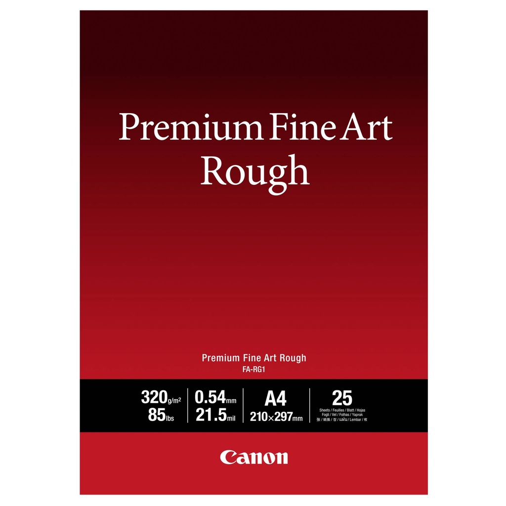 Canon FA-RG 1 Premium Fine Art Rough A 4, 25 Sheet, 320 g