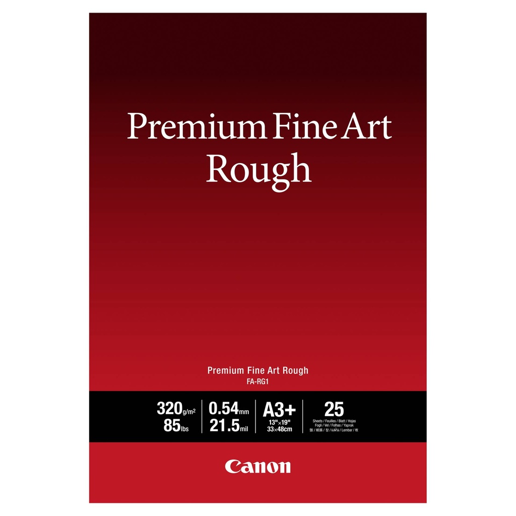Canon FA-RG 1 Premium Fine Art Rough A 3+, 25 Sheet, 320 g