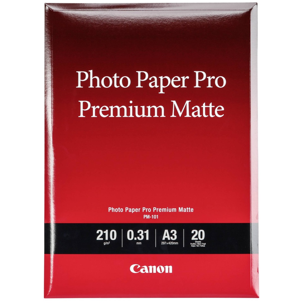 Canon PM-101 Pro Premium Matte A 3, 20 Sheet, 210 g