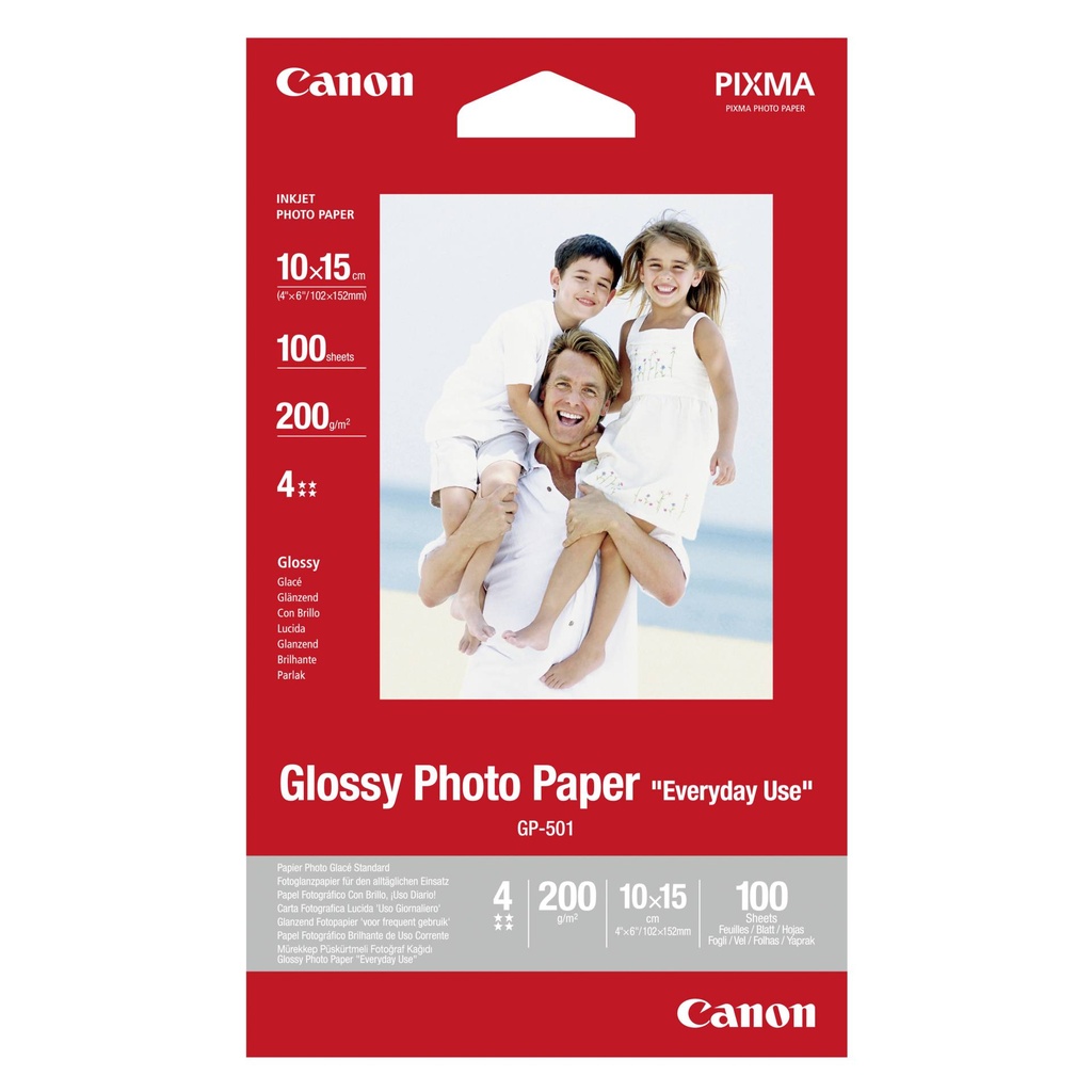 Canon GP-501 10x15, glossy 200 g, 100 Sheets