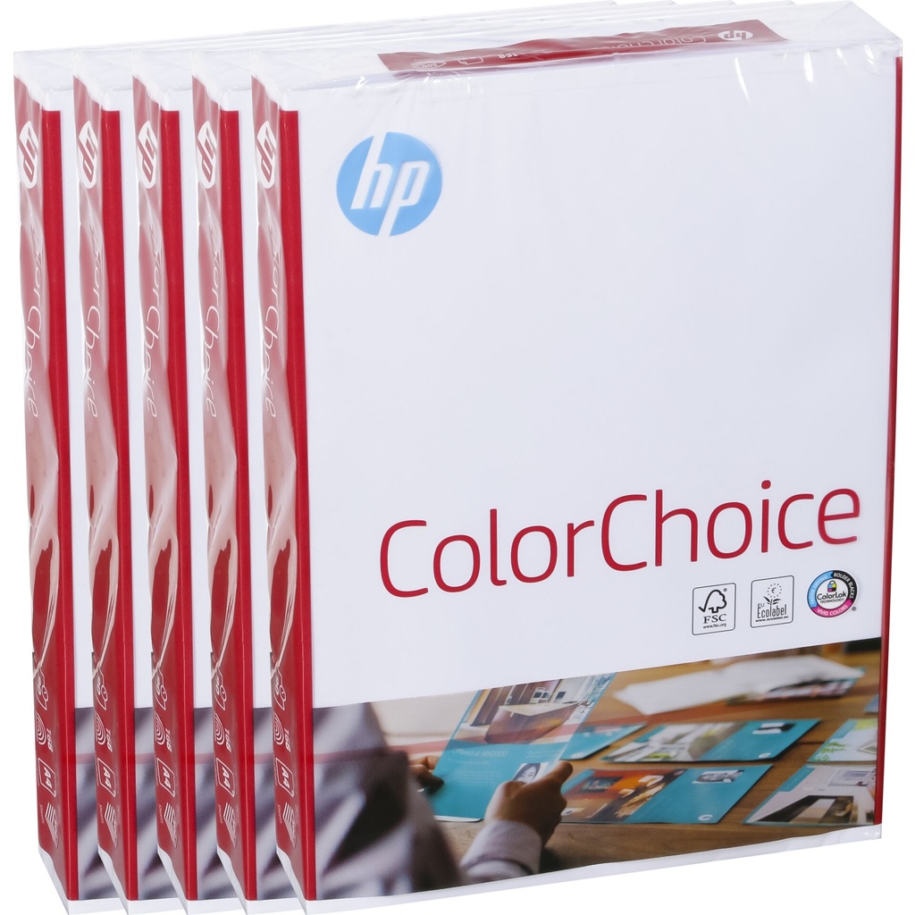 5x 500 Sh. HP Colour Choice A 4 90 g, CHP 750 (Box)