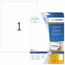 Herma Removable Labels   210X297 25 Sheets DIN A4 25 pcs. 10021
