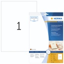 Herma transparent Labels 210x297 10 Sheets DIN A4 10 pcs.    8964