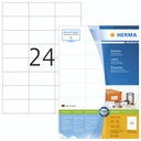 Herma Premium Labels     70x37 100 Sheets DIN A4 2400 pcs. 4464