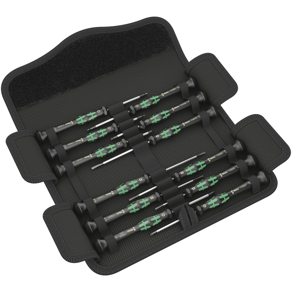 WERA Kraftform Micro 12 Parts Screwdriver Set Precision