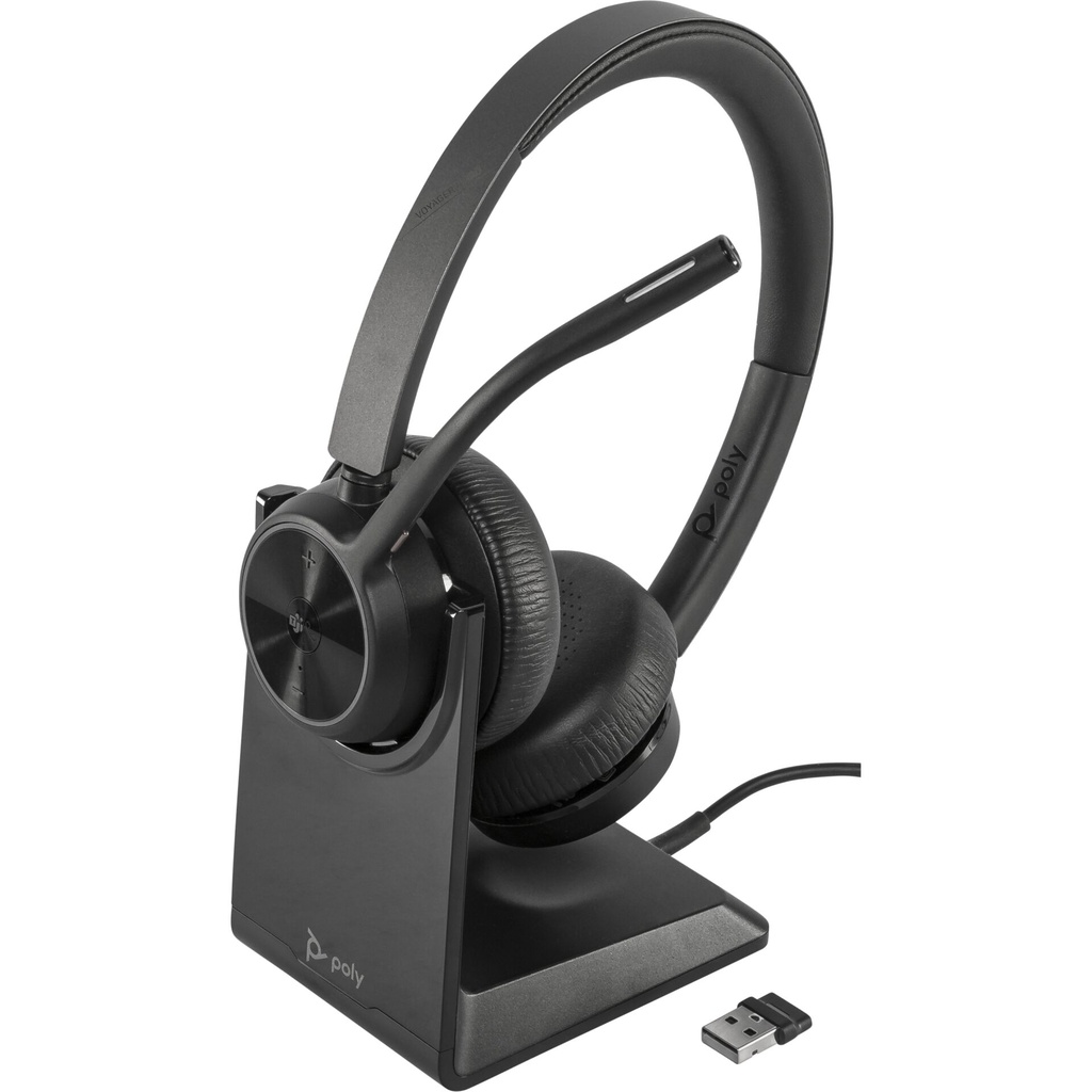 HP Poly Voyager 4320 MS Stereo w. Stand USB-C