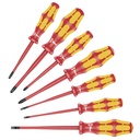 WERA 160 iSS/7 Kraftform Plus Series 100 screwdriver set