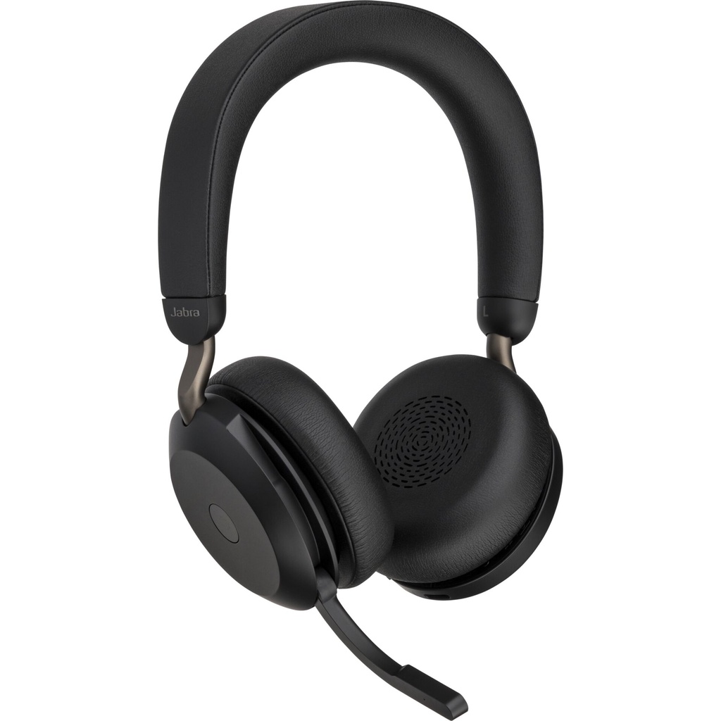 Jabra Evolve2 75 MS Headset BT Over-Ear BLK USB-A + Chargestand