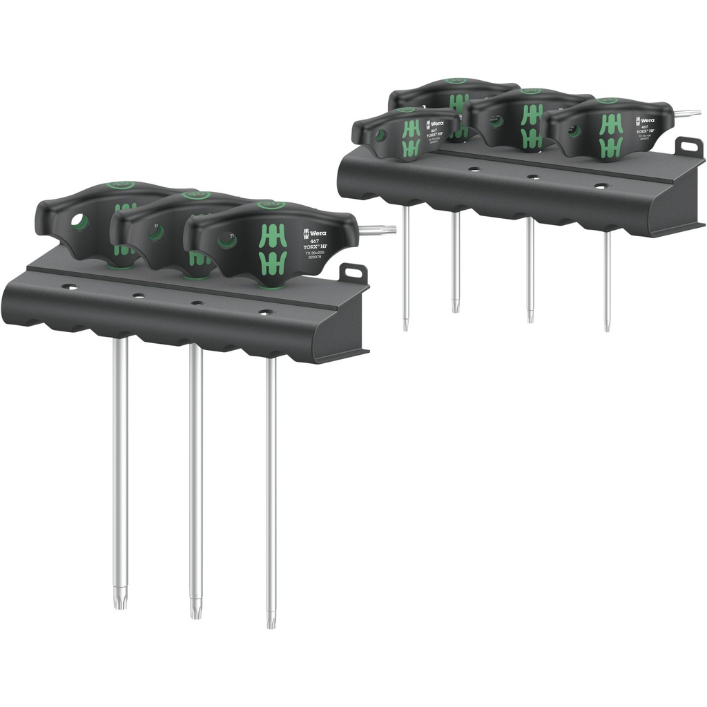 WERA 467/7 HF Set 1 screwdrivers T-handle TORX