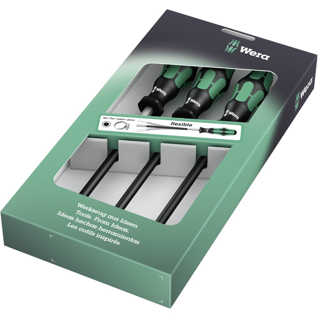 WERA 391/3 hose clamp screwdriver set