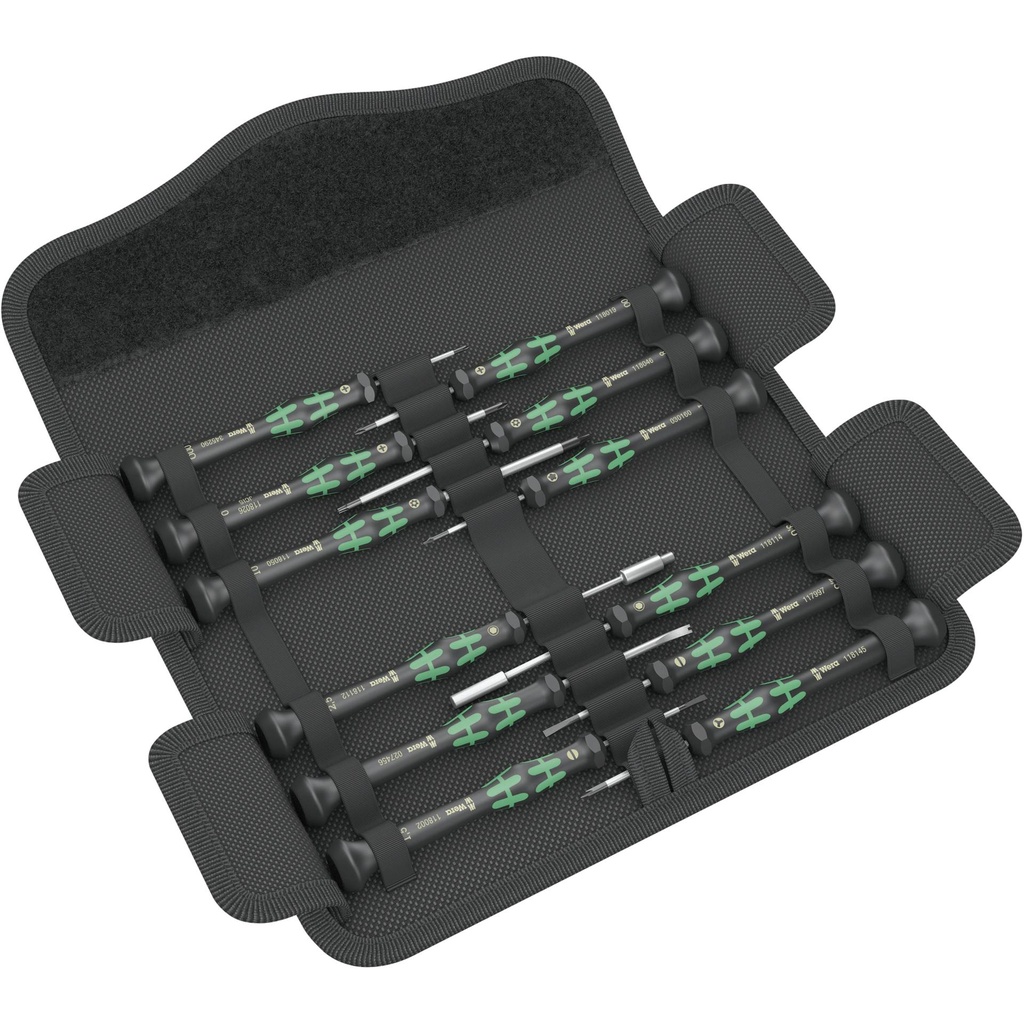 WERA Kraftform Micro 12 Electronics 1 screwdriver set