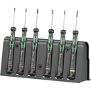 WERA 2050/6 for electronic applic. screwdriver set + Rack