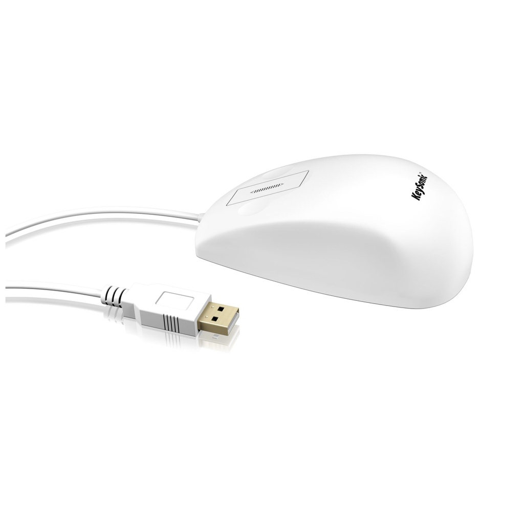 KeySonic KSM-5030M-W Wasserdichte Maus weiß