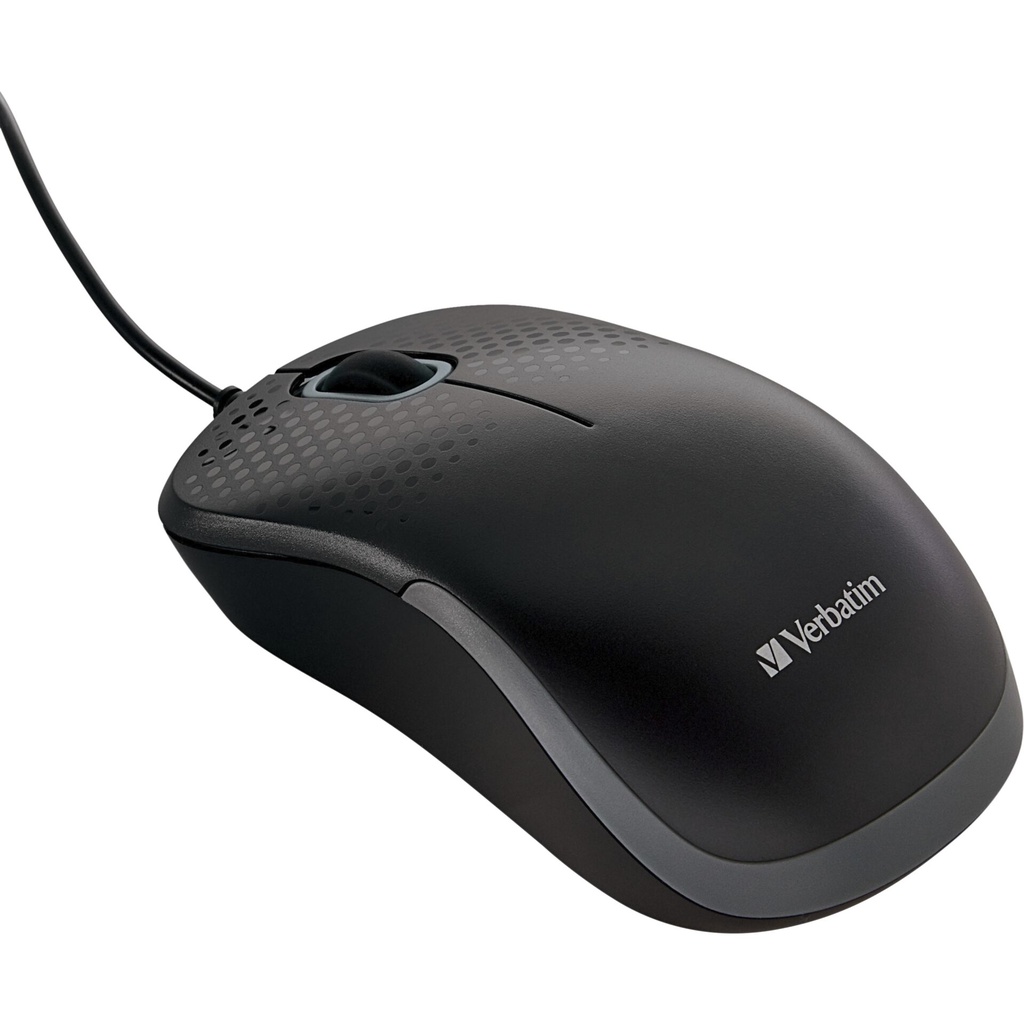 Verbatim Silent Optical Mouse Black                      49024