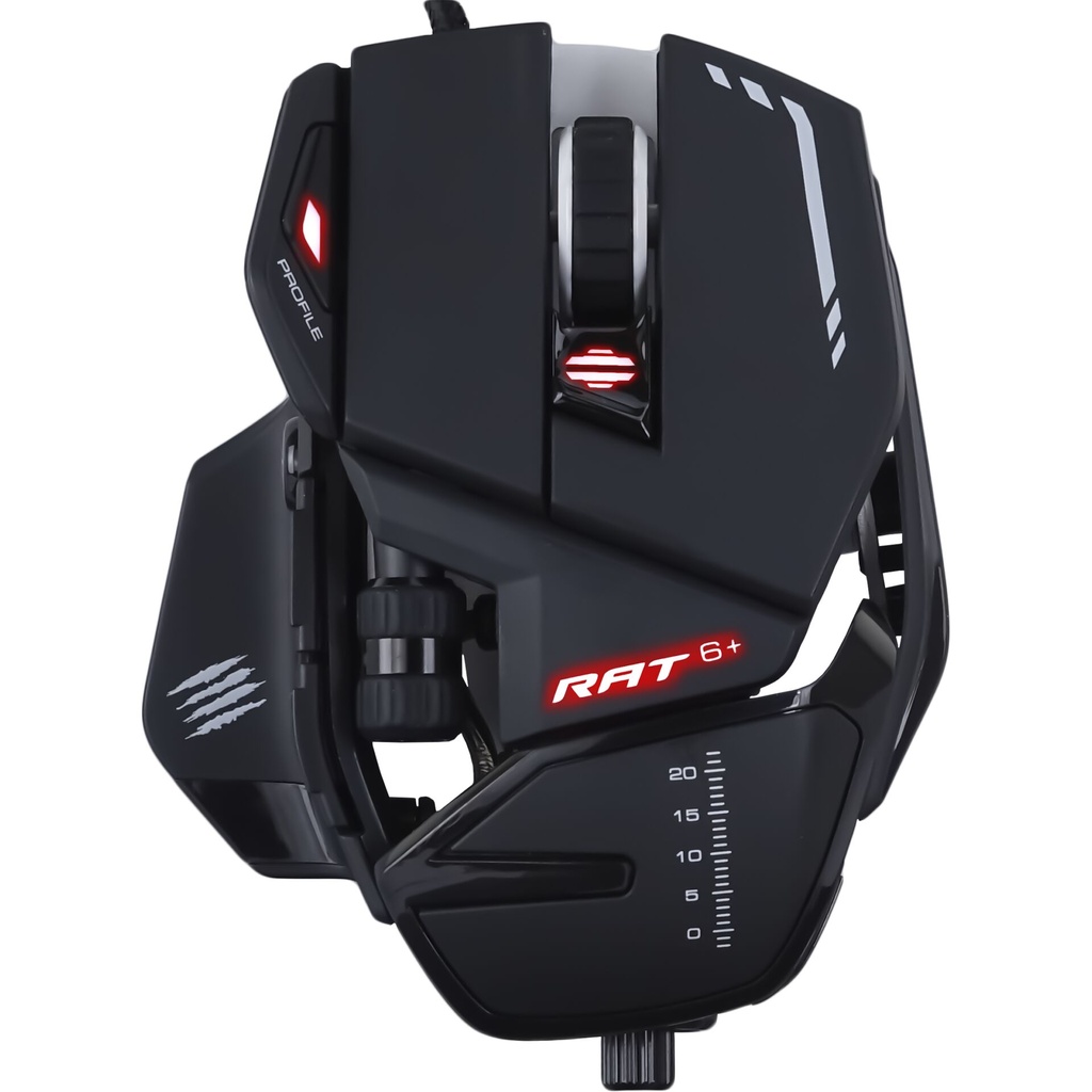 MadCatz R.A.T. 6+ Black Optical Gaming Mouse
