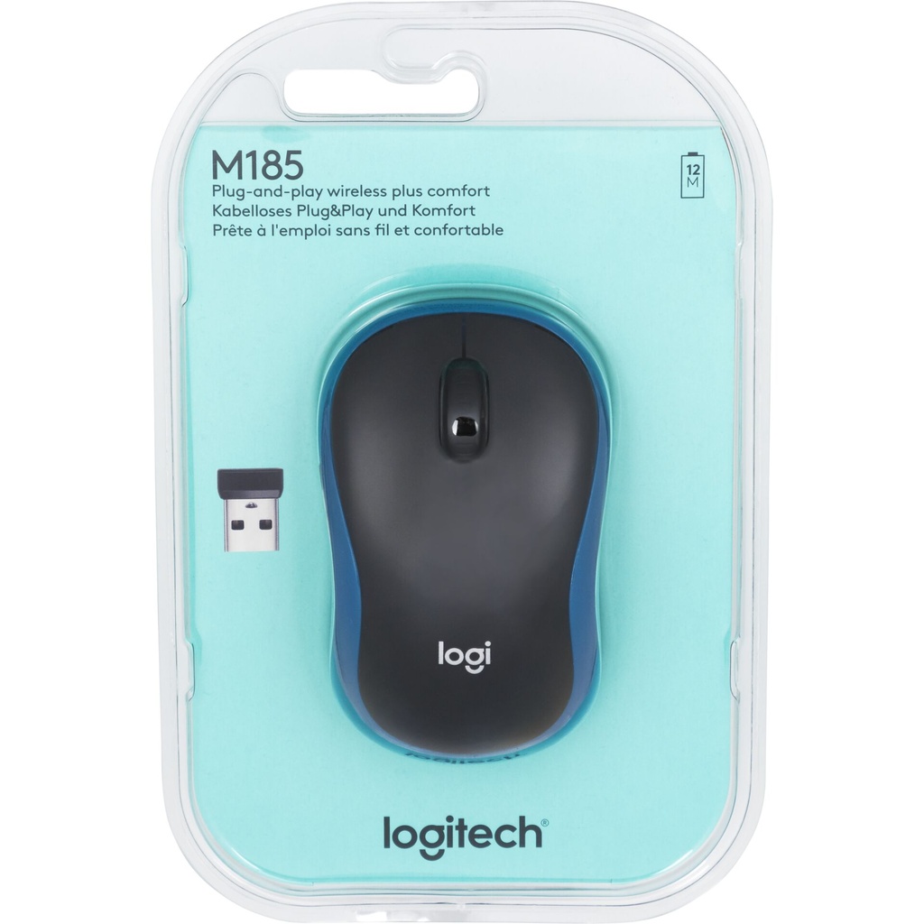 Logitech M185 black/blue
