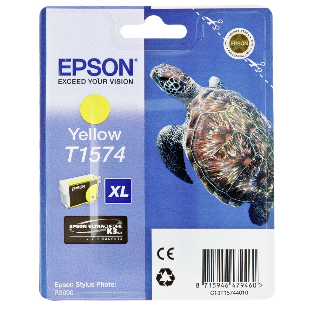 Epson ink cartridge yellow T 157                     T 1574