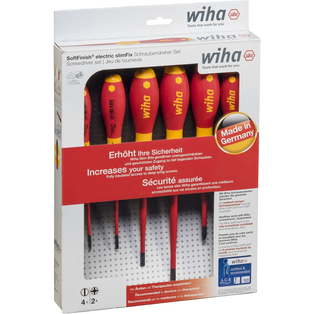 Wiha 3201ZK6 SoftFinish electric slimFix