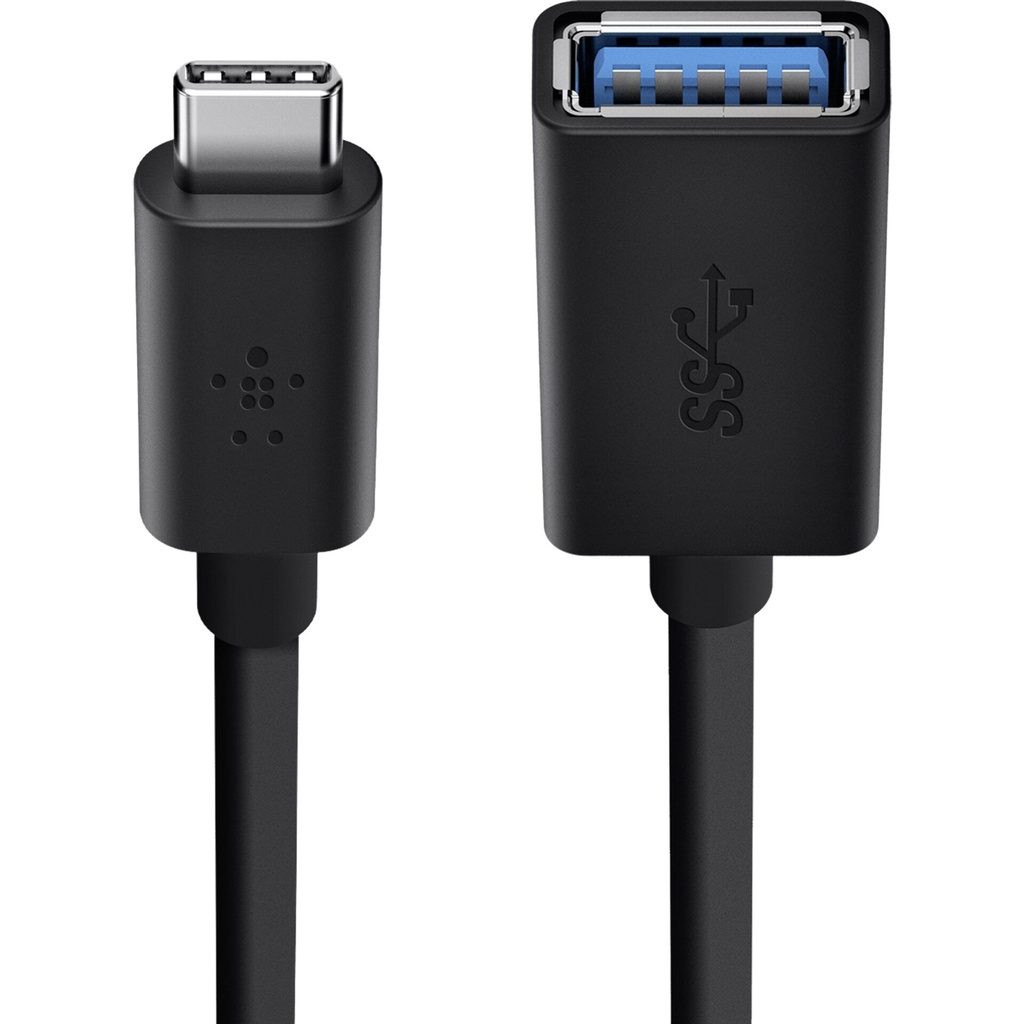Belkin USB 3.0        5GBit/s USB-C to USB-A 14 cm black