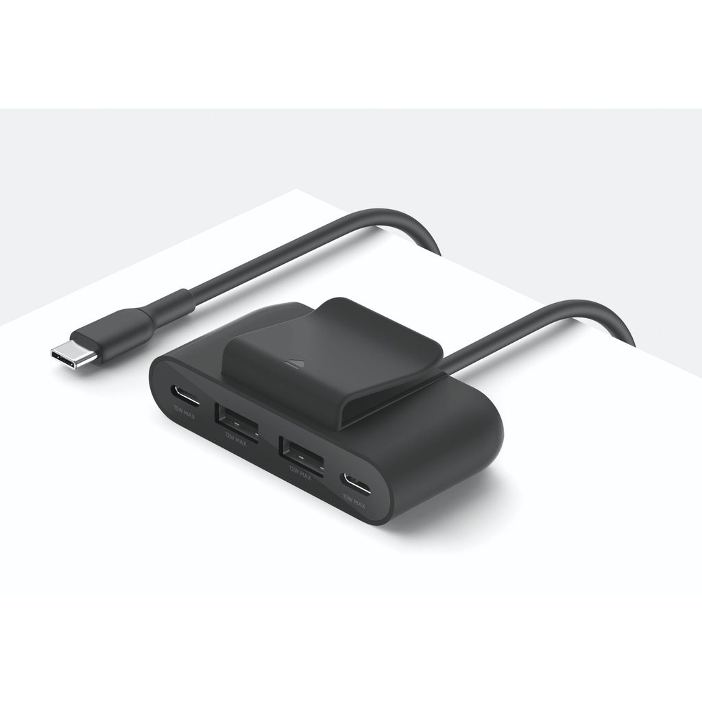 Belkin BOOST Charge 4-Port Split 2xUSB-C/2xUSB-A bl BUZ001bt2MBKB