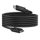 Belkin USB4 Cable USB-C/USB-C 2m 240W, 20Gbit/s, sw. INZ004bt2MBK