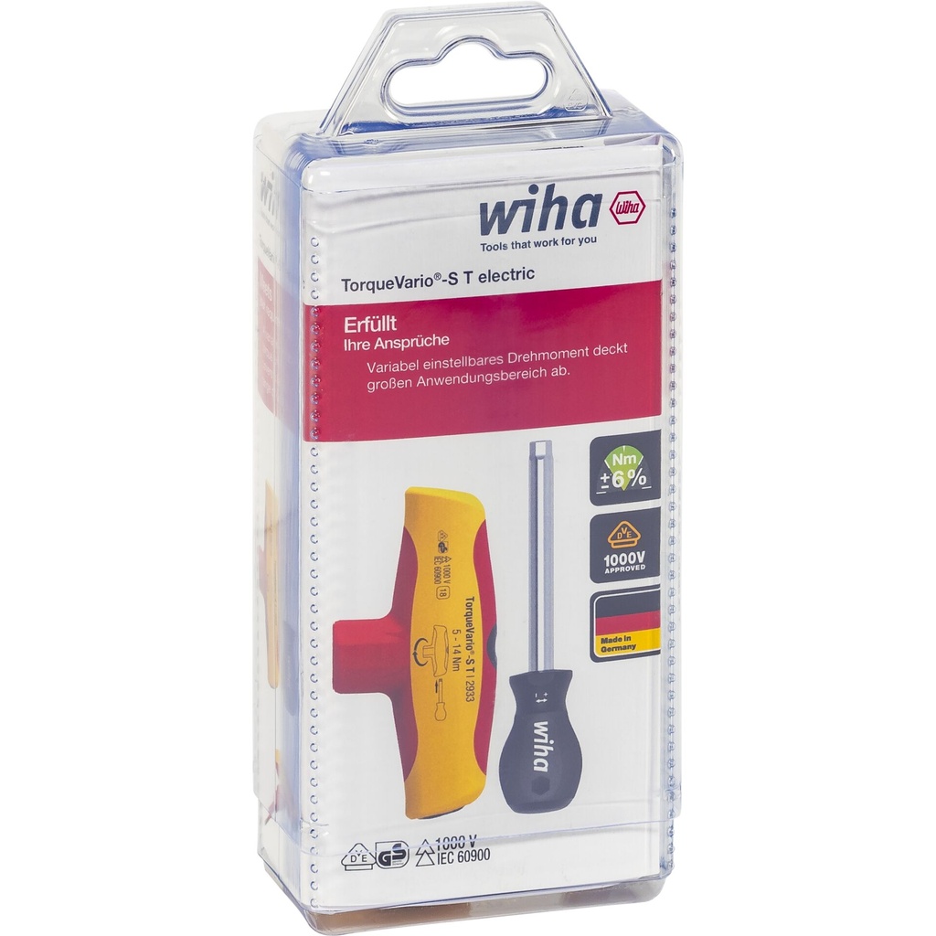 Wiha 2933 TorqueVario-S T electric 5-14 Nm