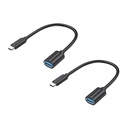 Conceptronic ABBY11B OTG-Adapter for USB-C to USB-A