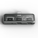 Satechi USB-C PD Mobile XR Hub & MicroSD Card Reader space grey