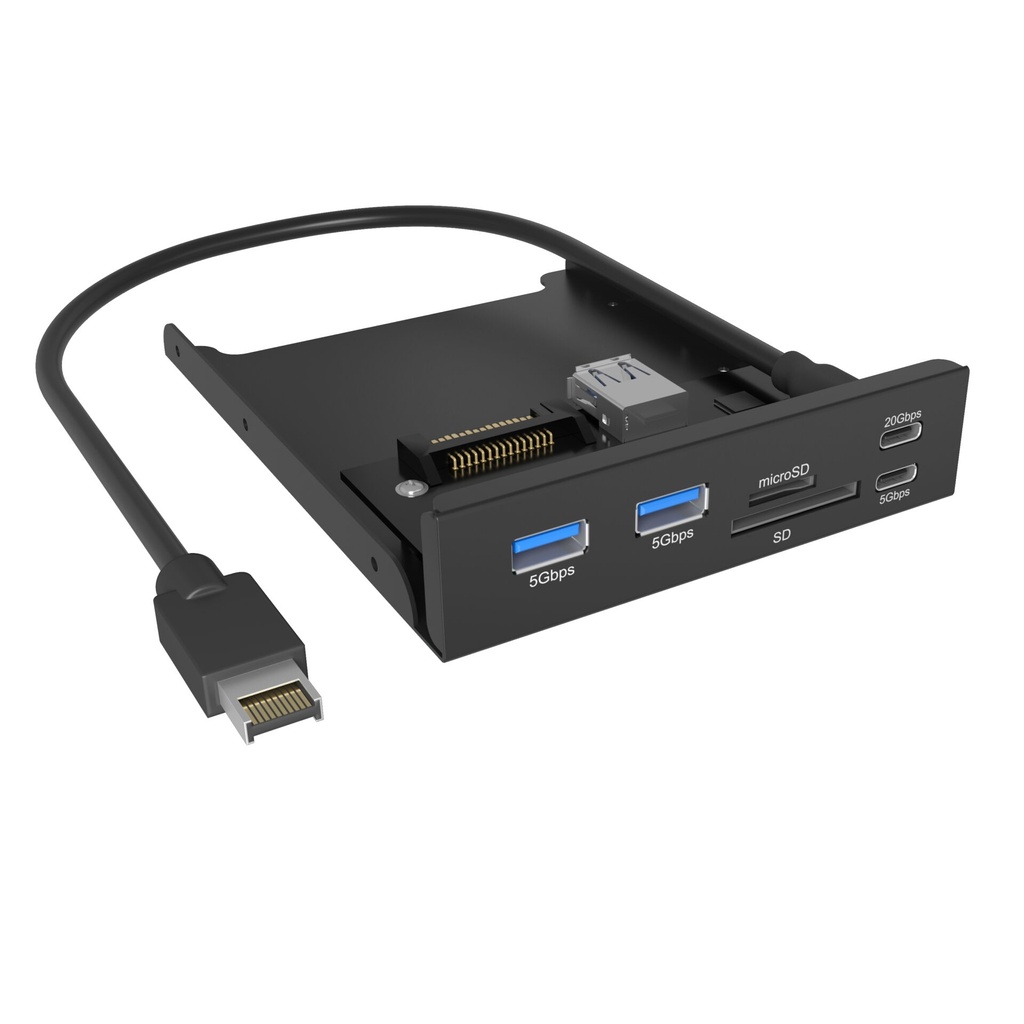 ICY BOX IB-HUB1419-i3 Front panel for 3.5  bay