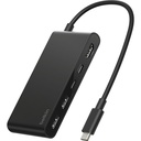 Belkin CONNECT USB-C 5-in-1 mit Dual USB-C Ports,sw.  AVC022hqBK